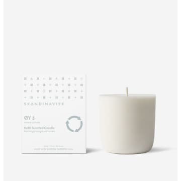 Skandinavisk Scented Candle Refill Oy 50h In White