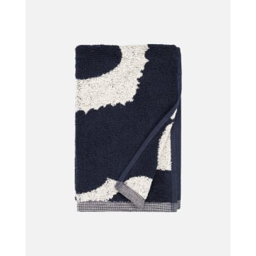 Marimekko Unikko Guest Towel 30 * 50 Cm In Black