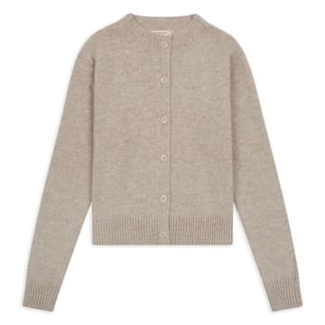 Burrows  &  Hare Women’s Knitted Cardigan Wheat
