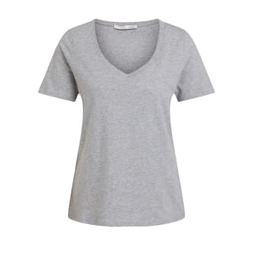 Oui Fashion Carli T-shirt Grey