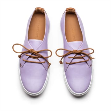 Tracey Neuls Karl Lilac | Mauve Leather Trainers