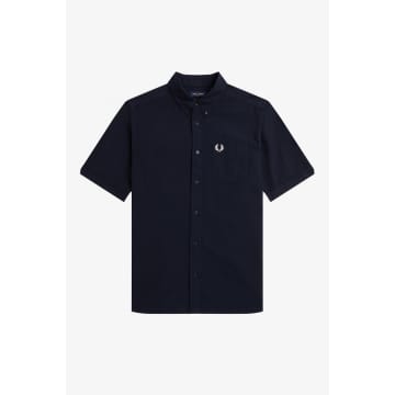 Fred Perry M5503 Oxford Shirt In Blue