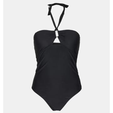 Sofie Schnoor Black Halter-neck Swimsuit