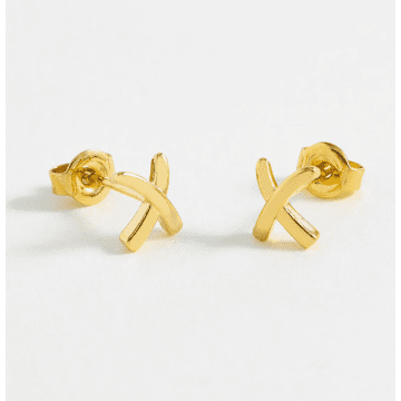 Estella Bartlett Kiss Stud Earrings In Gold