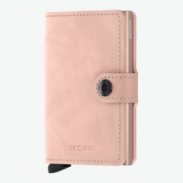 Secrid Mini Wallet With Card Protector Rfid In Rose