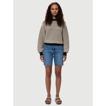 Nudie Jeans Maud Shorts In Blue