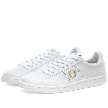 Shop Fred Perry B721 Leather 134 White