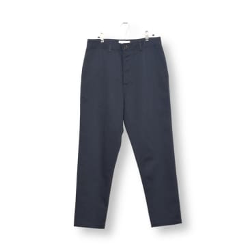 Universal Works Military Chino Twill Navy 00120 In Blue