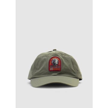 Parajumpers Mens Patch Cap In Green Olive