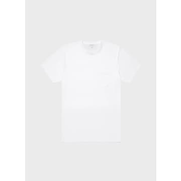 Sunspel Riviera Pocket T-shirt In White