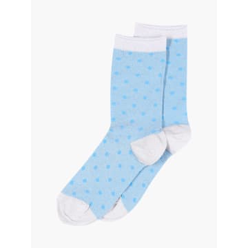 Mp Denmark Donna Ankle Socks In Blue