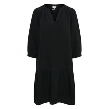 Part Two Chania Linen Dress Black