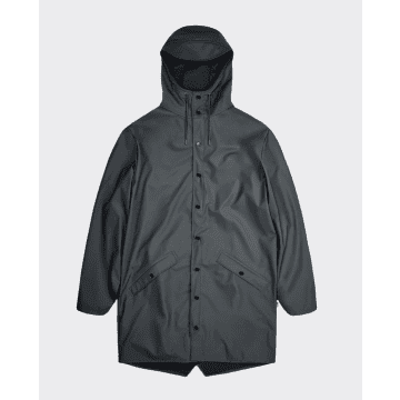 Rains Slate Long Jacket 12020