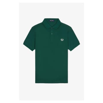 Fred Perry Slim Fit Plain Polo Green Coral / Pink