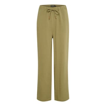 Soaked In Luxury Green Camile Trousers