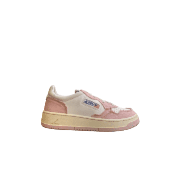 Autry Women Medalist Canvas Shoes In Pink
