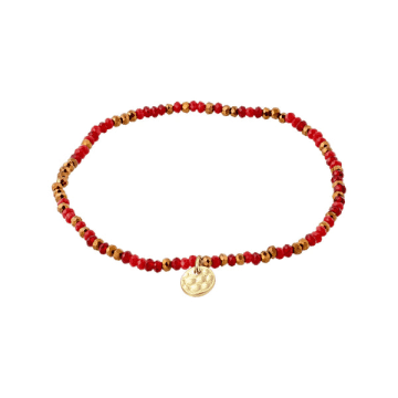 Pilgrim Indie Bracelet In Red