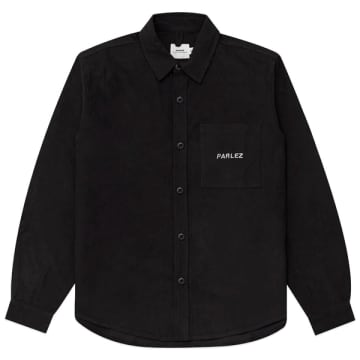 Parlez Brecon Cord Shirt In Black