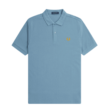 Fred Perry Slim Fit Plain Polo Ash Blue