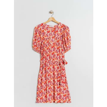 Indi And Cold Coral Floral Dress In Pink