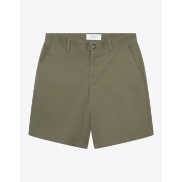 Les Deux Jared Twill Chino Short In Green
