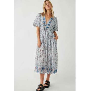 FREE PEOPLE LYSETTE DRESS BLUEBELL