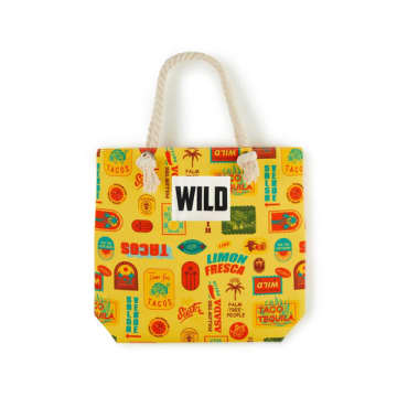 Wild Mateo Shopping Bag In Yellow