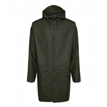 Rains Long Jacket Art 12020 Taglia S Green