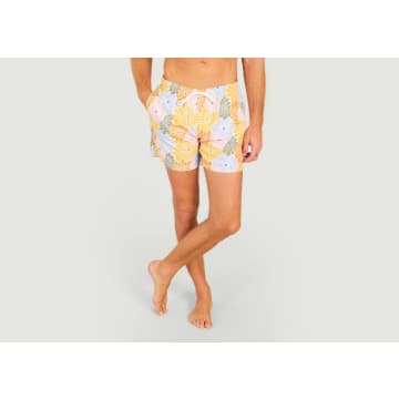 Olow Flores Printed Swim Shorts
