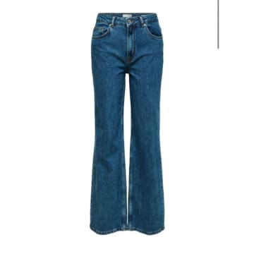 Selected Femme Alice High Waisted Wide Jeans In Blue