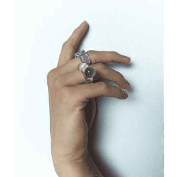Levens Jewels | Drop Ring | Lilac