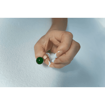 Levens Jewels | Drop Ring | Green