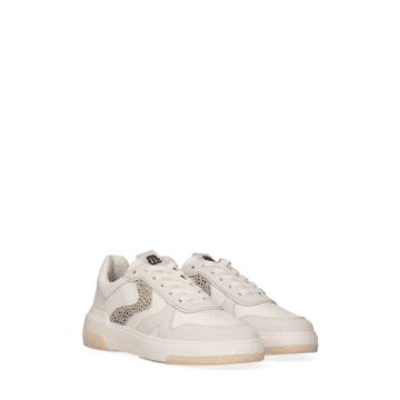 Maruti Jolie Leather Trainers In White Pixel