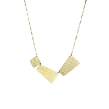 Just Trade Maya Necklace In Brass