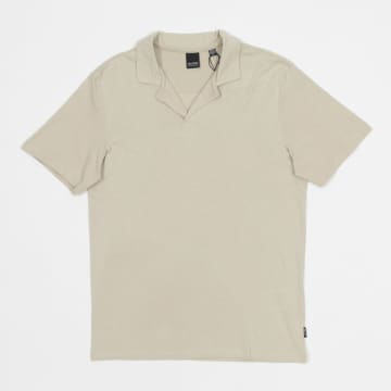 Only & Sons Resort Polo Shirt In Chinchilla In Neturals