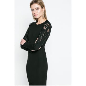 Silvian Heach Medrado Sequin Dress In Black