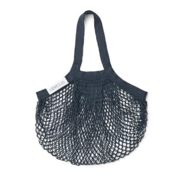 Liewood Mesi Mesh Organic Cotton Tote Bag In Midnight Navy In Blue
