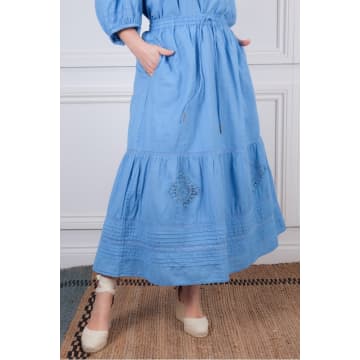 Odd Molly Zuri Skirt In Sweet Blue