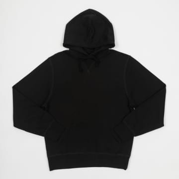 Uskees Organic Hooded Sweatshirt In Faded Black