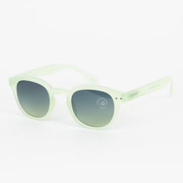 Izipizi #c The Retro Sunglasses In Quiet Green
