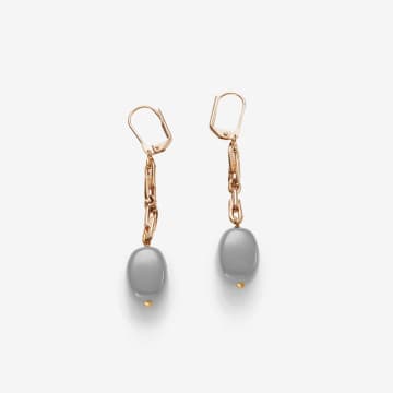 Helena Rohner Etel Stone Grey Earrings