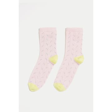 Bellerose Rose Baros Socks In Pink