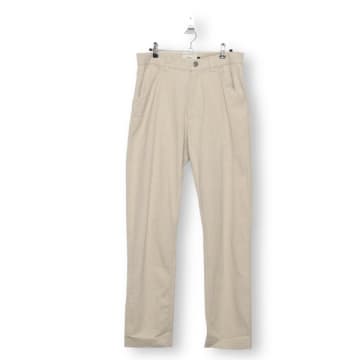 About Companions Olf Trousers Eco Canvas Sand In Neutrals
