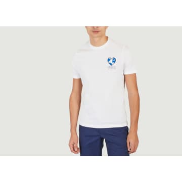 Shop Jagvi Rive Gauche Blue Earth T-shirt