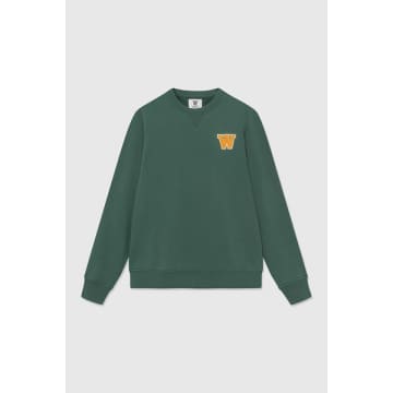 Isciacus Store Sweatshirt Tye Aa Patches Forest Green