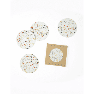 Tortuga Cosmos Coasters - White