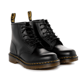Dr. Martens' 101 Ys Black Smooth Shoes