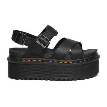 Dr. Martens' Voss Ii Quad Black Sandal