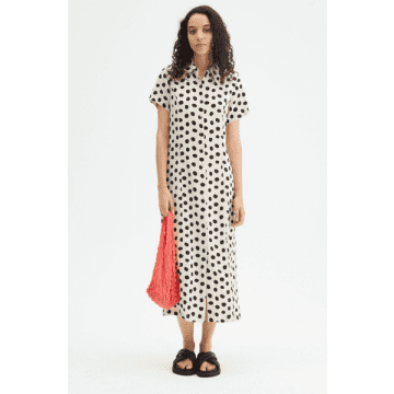Attic Womenswear Compania Fantastica Midi Spot Shirt Dress