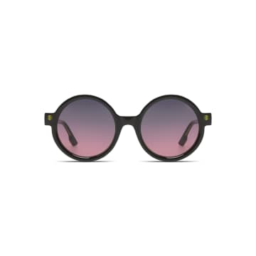 Komono Dark Blue To Red Janis Matrix Sunglasses